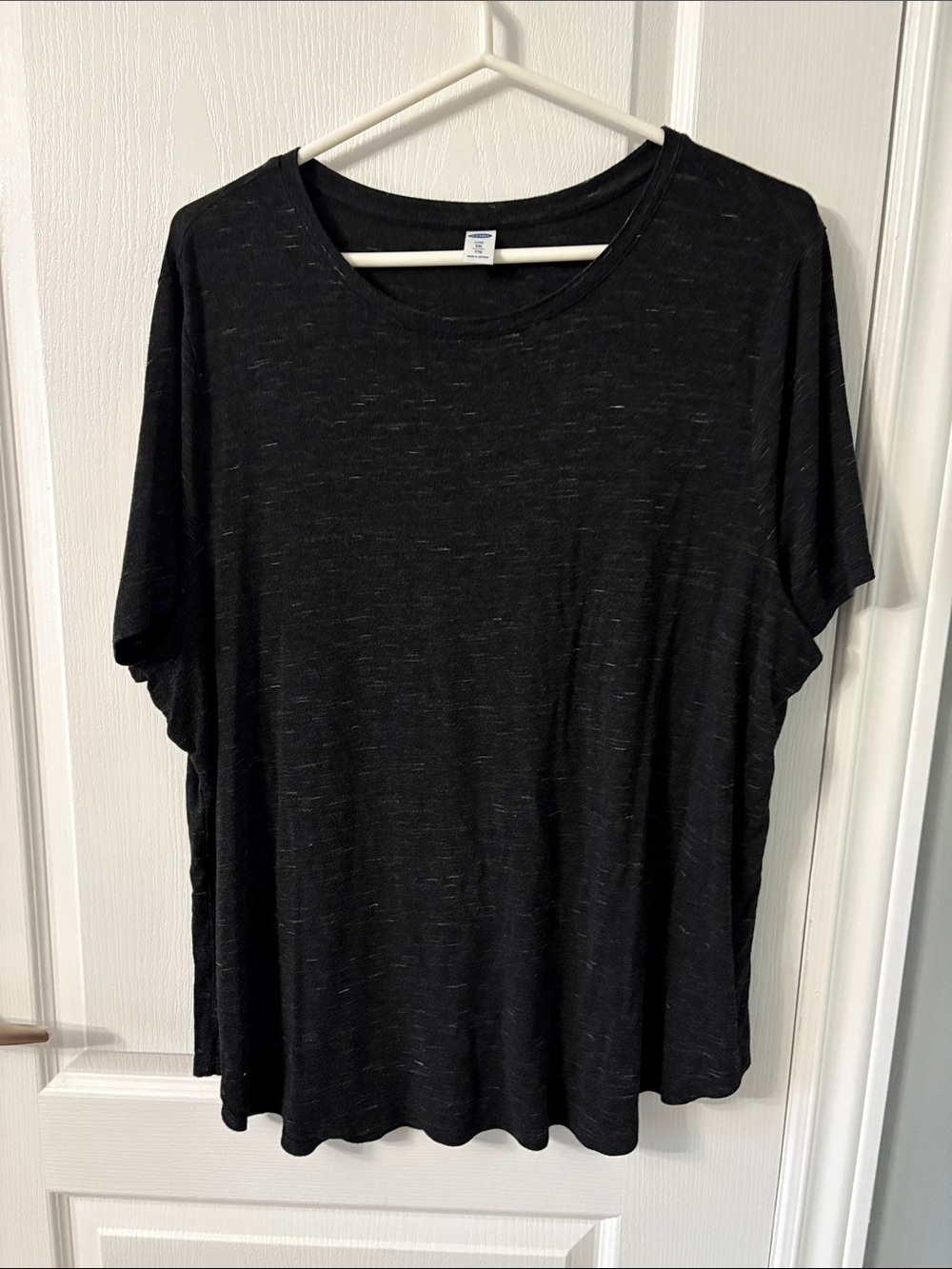 Old Navy Black Short-Sleeve Crewneck Tee